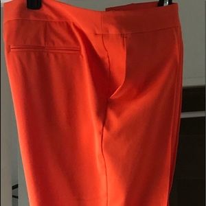 Orange tapered pant